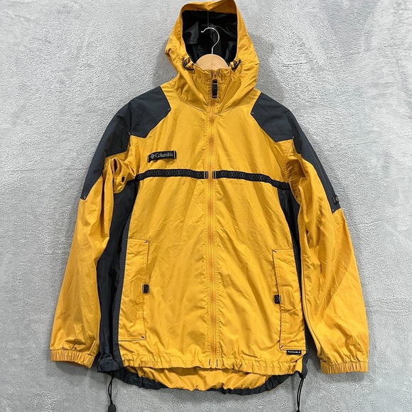 VTG Columbia Sportswear Jacket Men's Medium Coat Hood‎ Packable Y2K